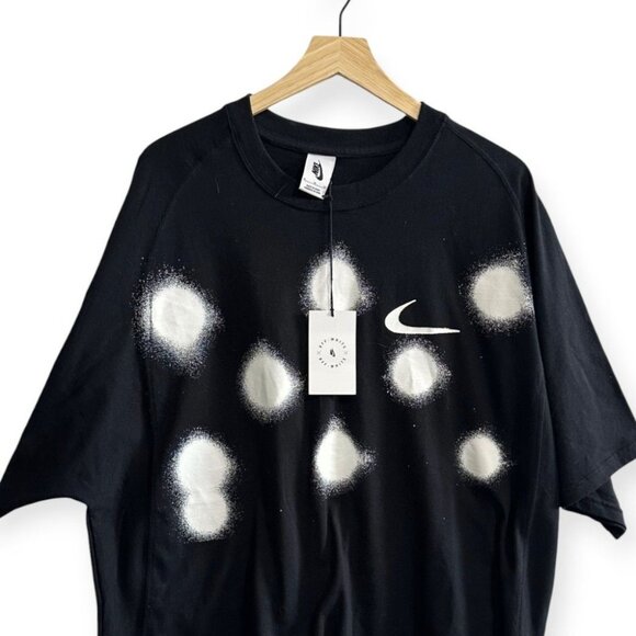 Nike x Off-White Spray Dot T-Shirt Black CU2477-010 Size XL - Picture 7 of 14